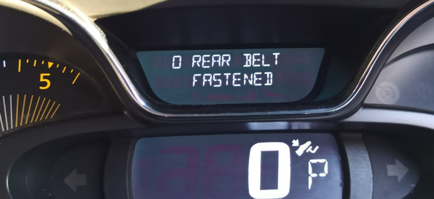 rear belt fastened