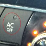Значок кнопка AC OFF в машине