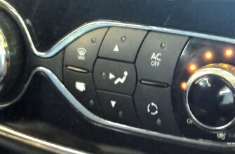 Блок климат-контроля Renault: крутилки температуры и вентилятора, кнопки MAX, AC OFF и распределения воздуха