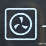 Значок вентилятора в духовке