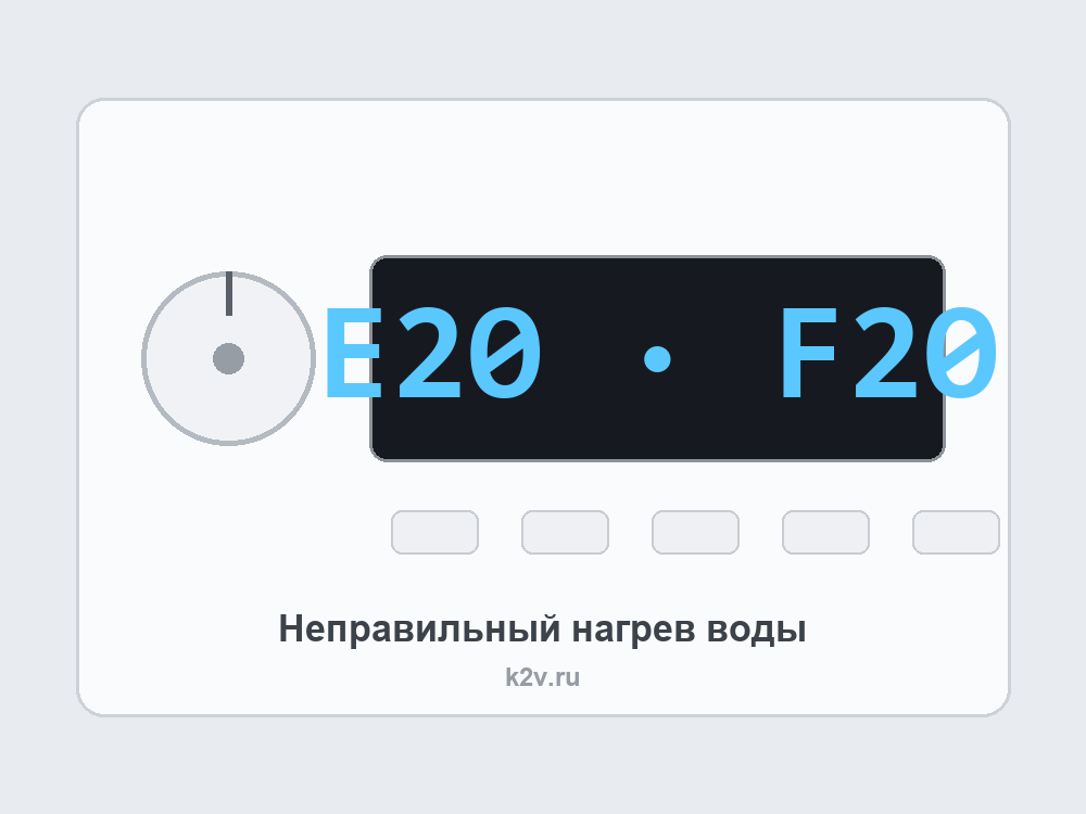 Панель стиральной машины Bosch с ошибкой E20