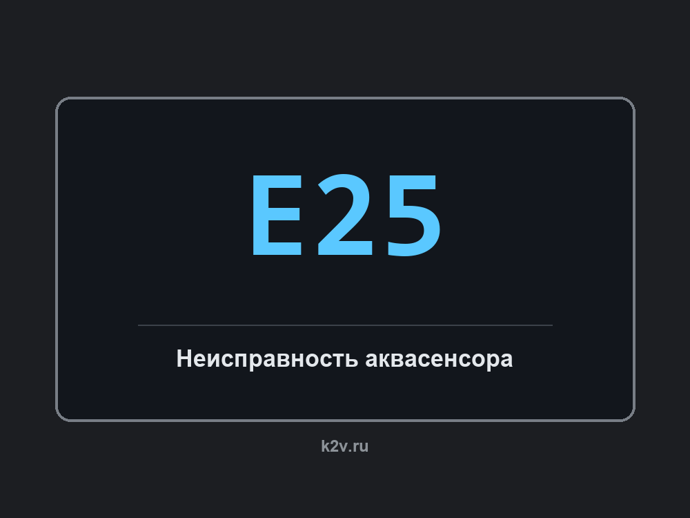 Дисплей стиральной машины Bosch с кодом E25