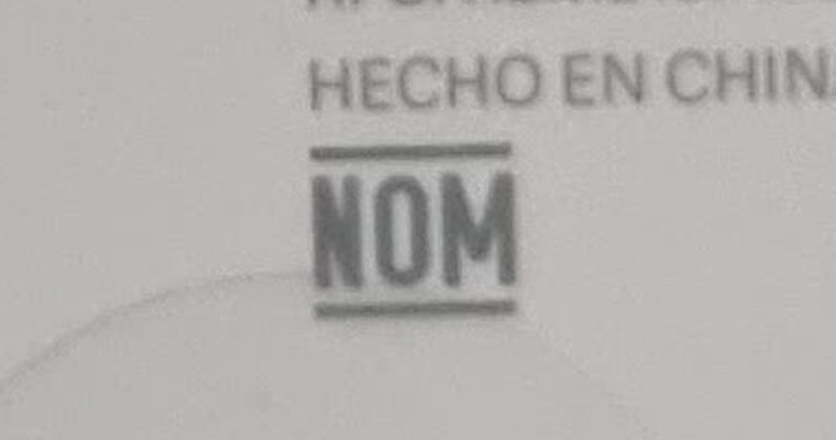 Знак NOM на упаковке